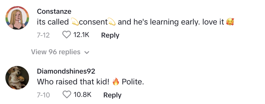 TikTok comments